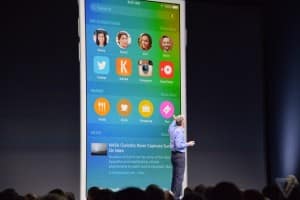 Craig Federighi, el vicepresidente principal de ingeniería de software de Apple, presentó iOS 9 el lunes, 8 de junio.